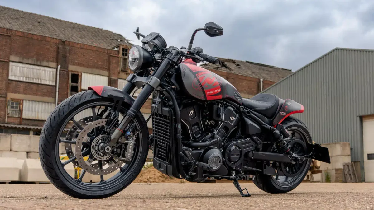 Custom Indian Scout met VOX-uitlaat gepresenteerd
