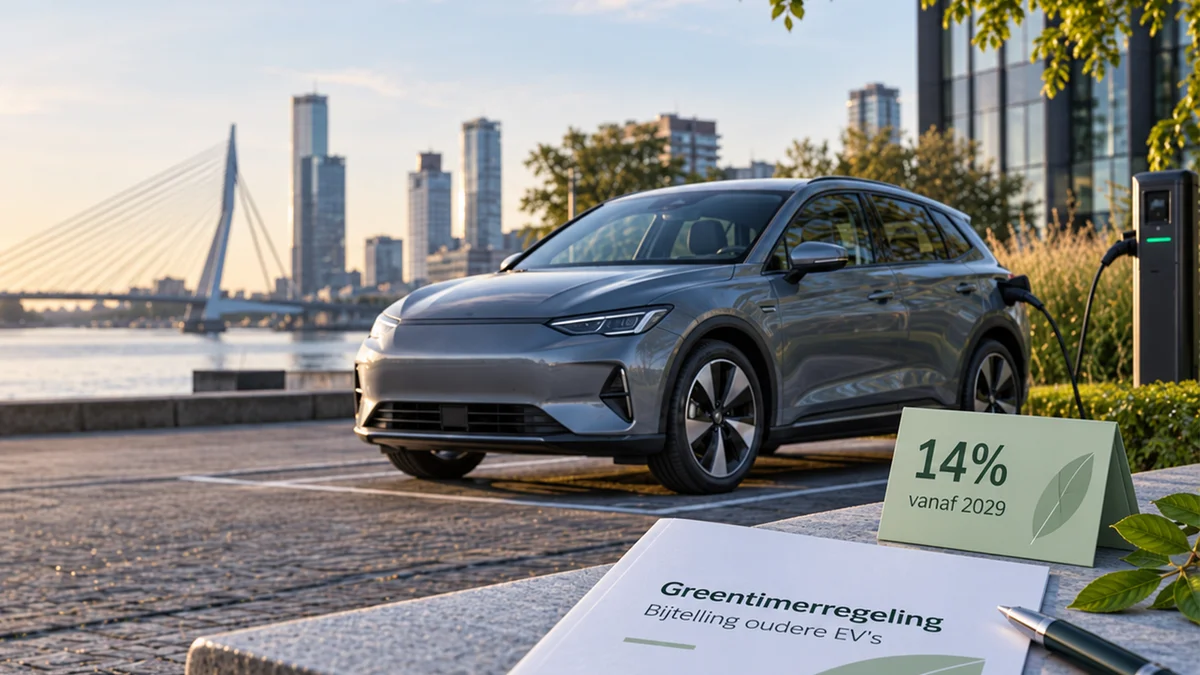 Nieuwe bijtellingskorting voor gebruikte EV's vanaf 2029