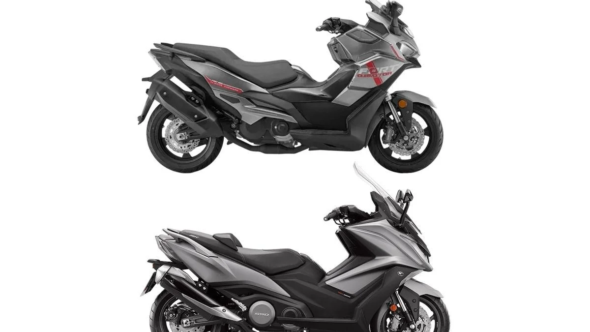 Kymco waarschuwt QJMotor over AK 550 motorscooterplatform