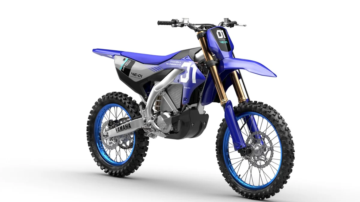 Yamaha presenteert elektrische YE-01 Racing Concept op MXoN 2026