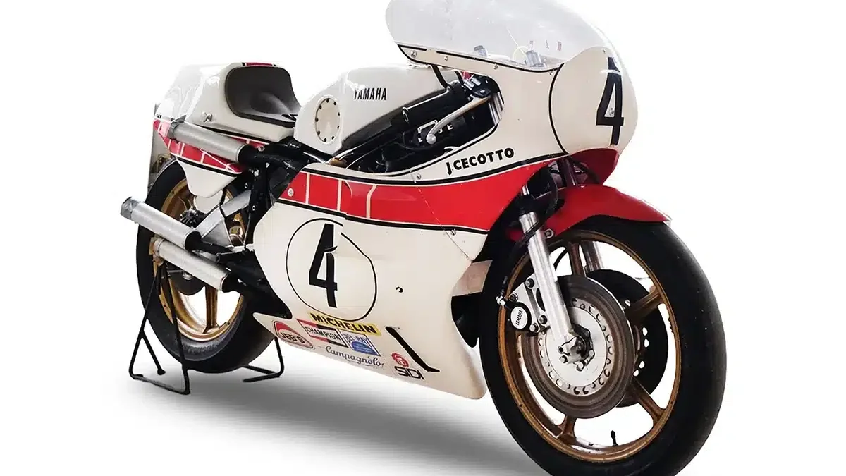 Yamaha OW31 van Johnny Cecotto gaat onder de hamer bij Bonhams
