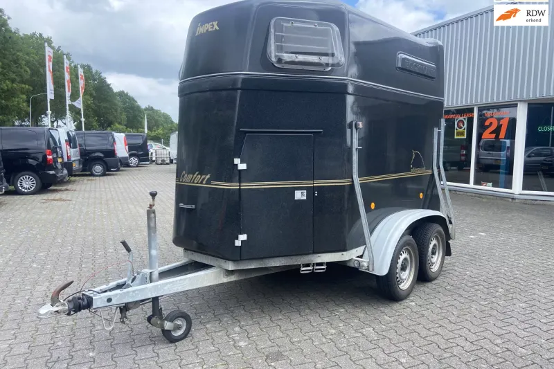 Boeckmann CS 2 paardstrailer met zadelkamer (2002)