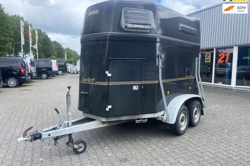Boeckmann CS 2 paardstrailer met zadelkamer (2002)