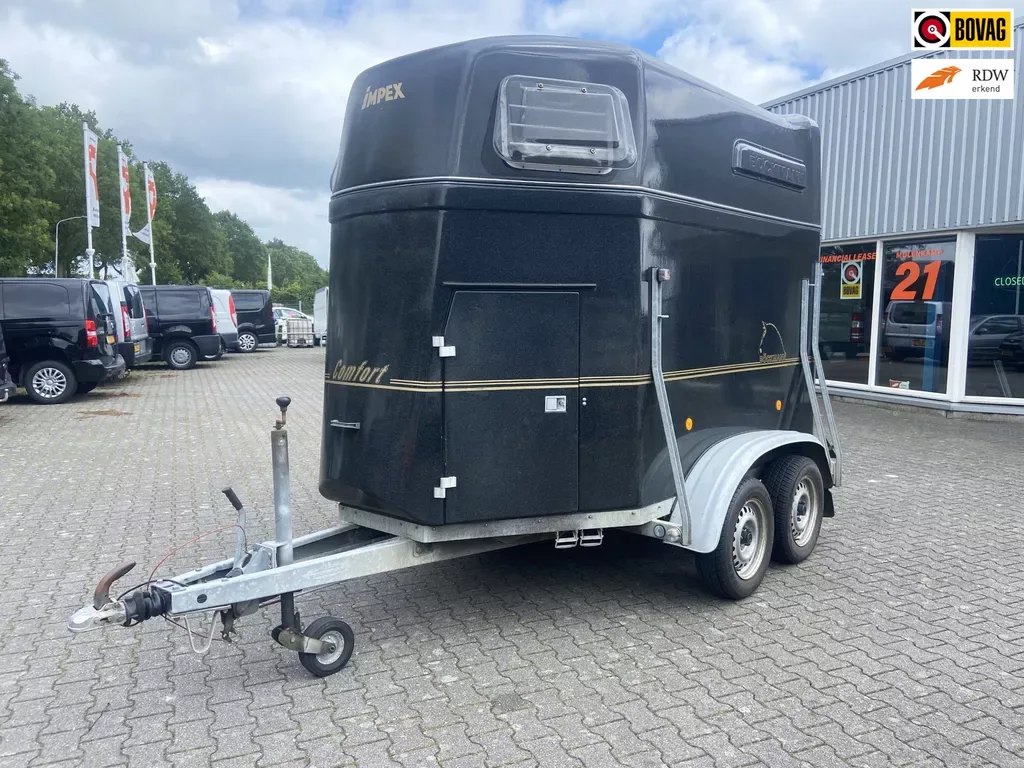 Boeckmann CS 2 paardstrailer met zadelkamer (2002) — foto 1