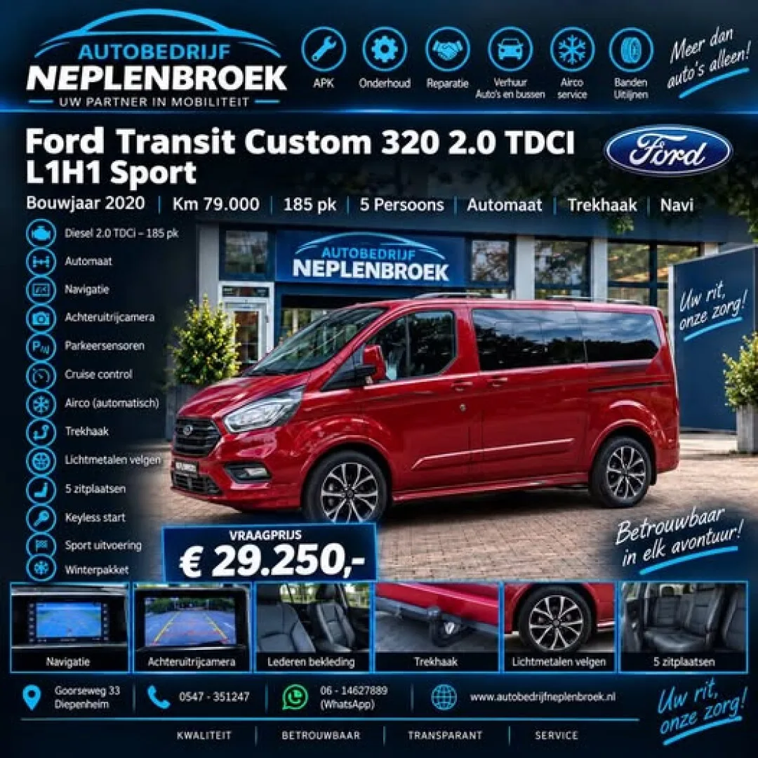 Ford Transit Custom (2022) — foto 1