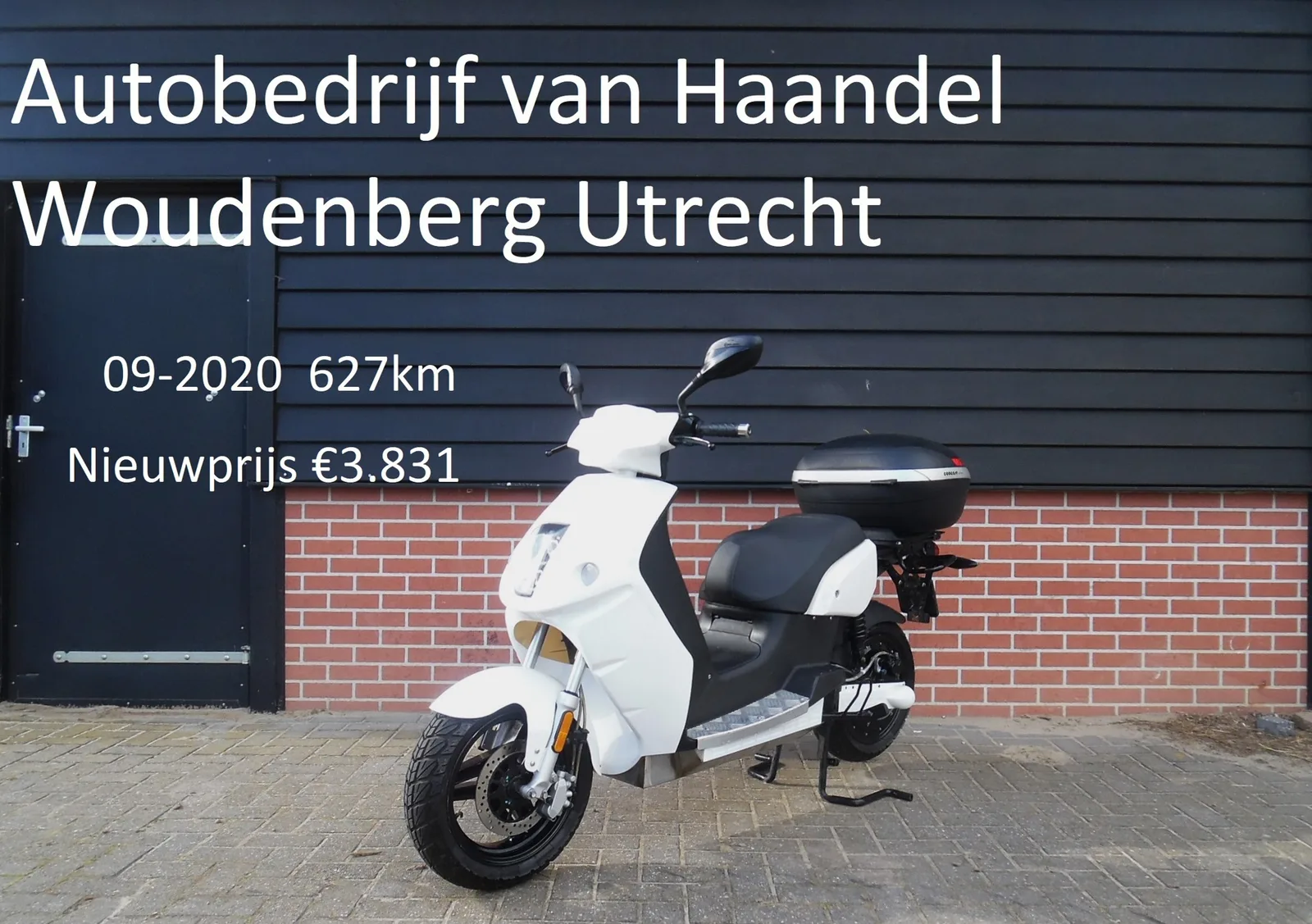 E-Max Bromscooter Elektrische scooter actieradius (2020) — foto 1