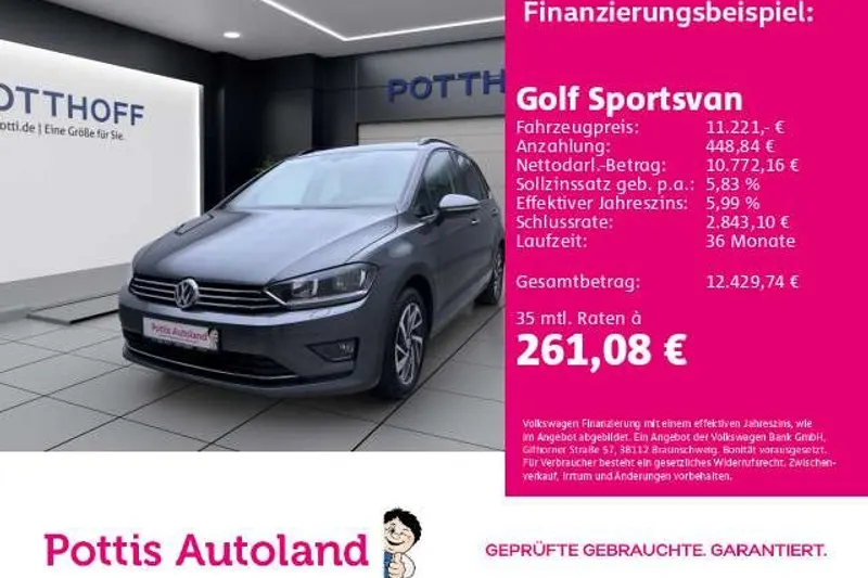 Volkswagen Golf Sportsvan (2017)