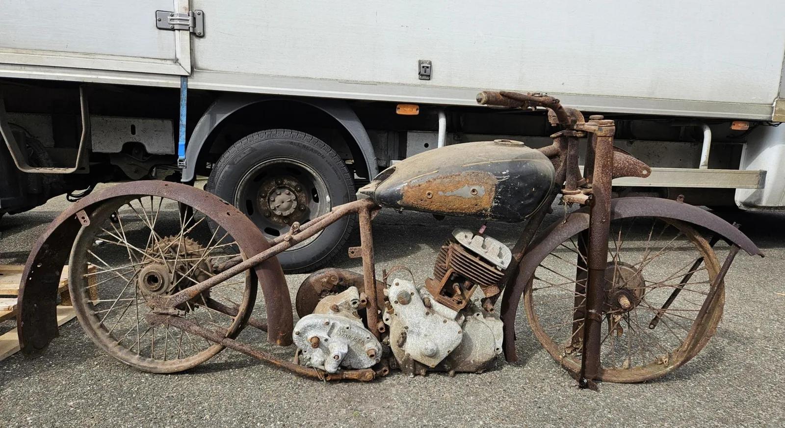 Saroléa 350cc circa barnfind project (1946) — foto 1
