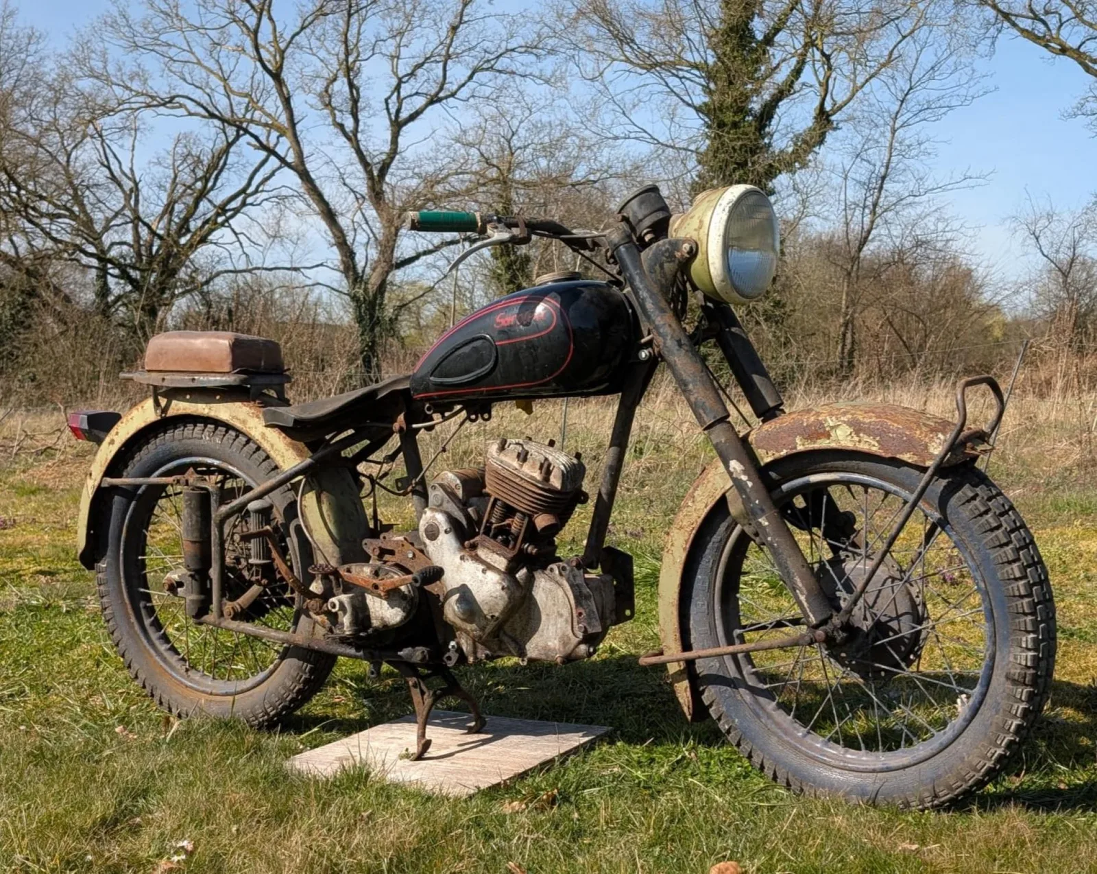 Sarolea Estafette 400cc project great project matching numbers (1950) — foto 1