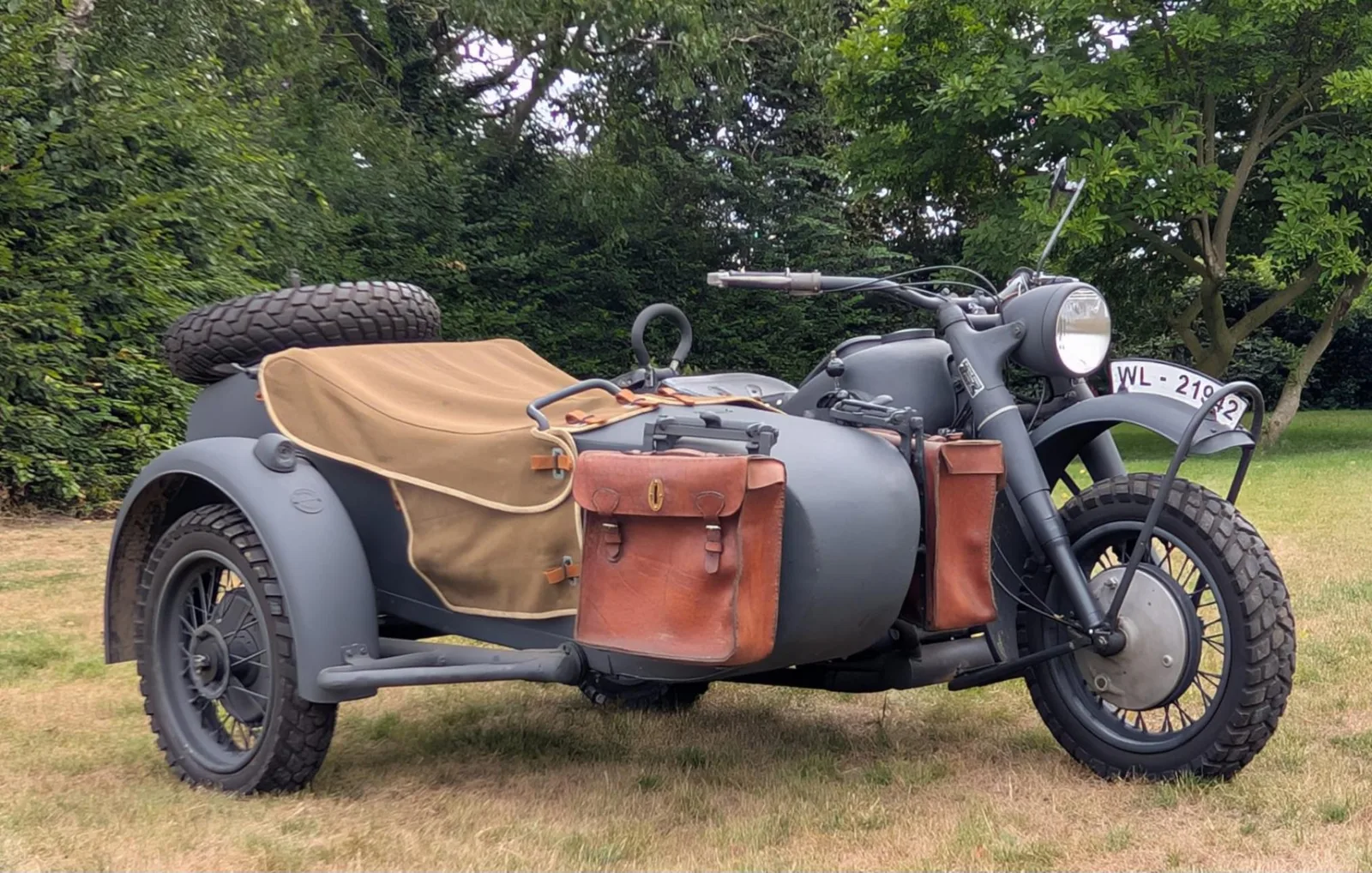 BMW R75 german registration papers ex german Wehrmacht wo2 (1942) — foto 1