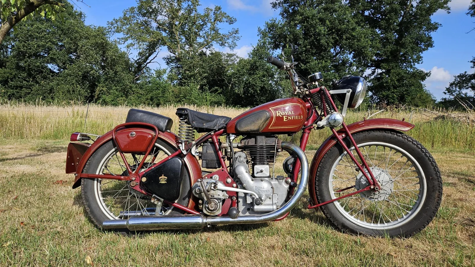 Royal Enfield 500cc.model J2 german registration papers (1938) — foto 1