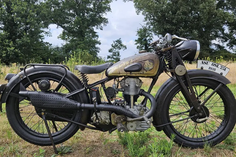 NSU 251 OSL in first paint technical fully rebuild with all invoices (1938)