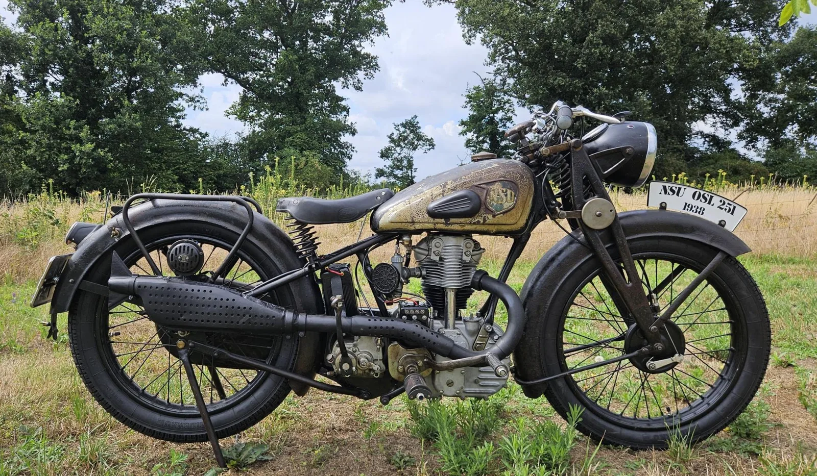 NSU 251 OSL in first paint technical fully rebuild with all invoices (1938) — foto 1
