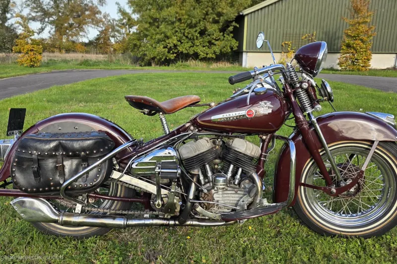 Harley-Davidson WL750 with dutch registration (1944)