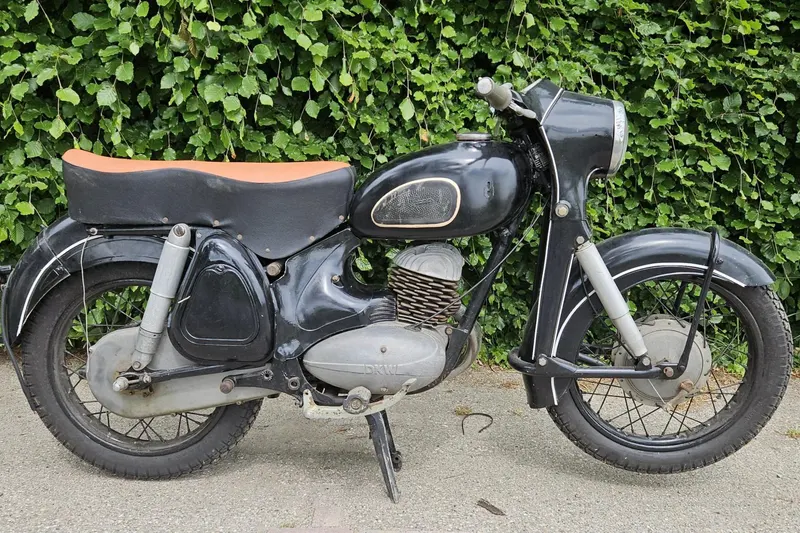 DKW RT250VS with MZ Elastic sidecar and belgian papers (1958)