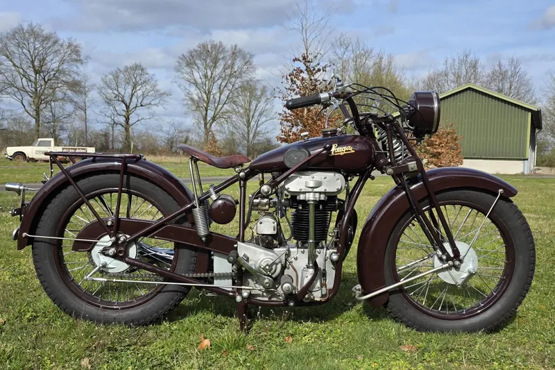 Praga BD500 DOHC german registration papers (1932)