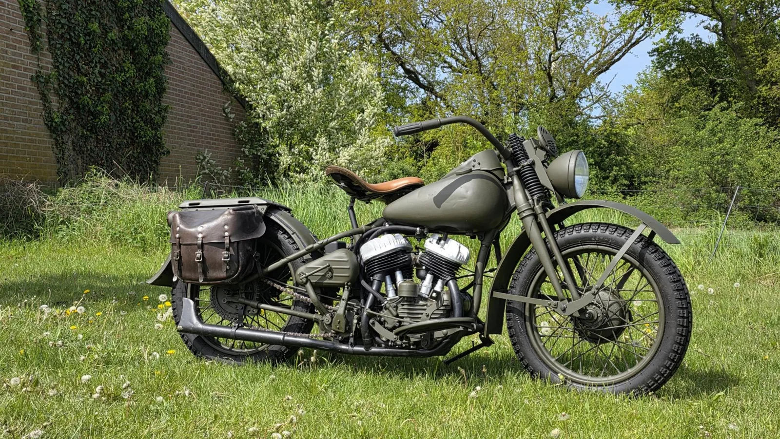 Harley-Davidson WLA 750cc finland registration papers (1942) — foto 1