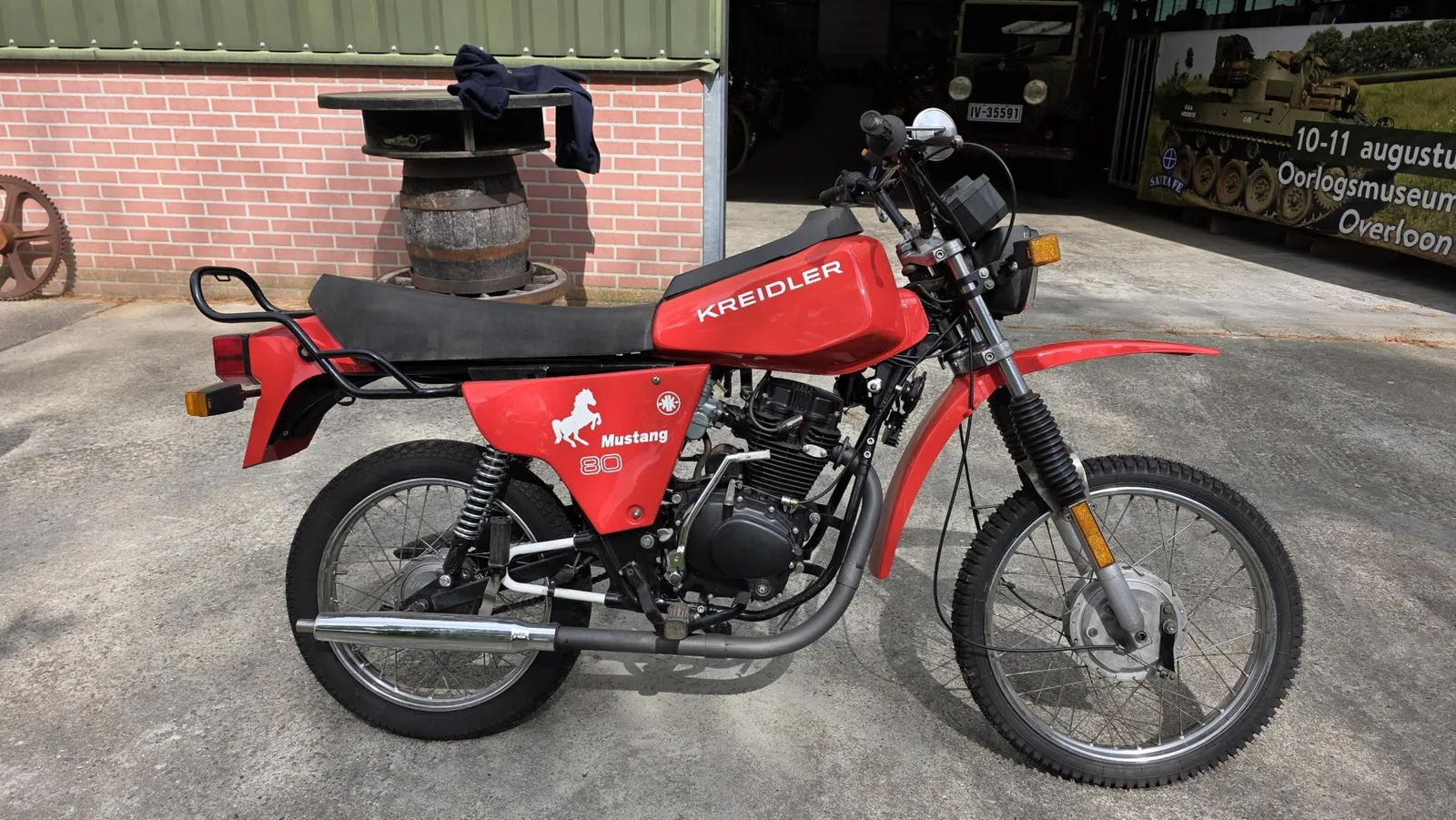 Kreidler Mustang LK80 with new 125cc fourstroke engine (1981) — foto 1