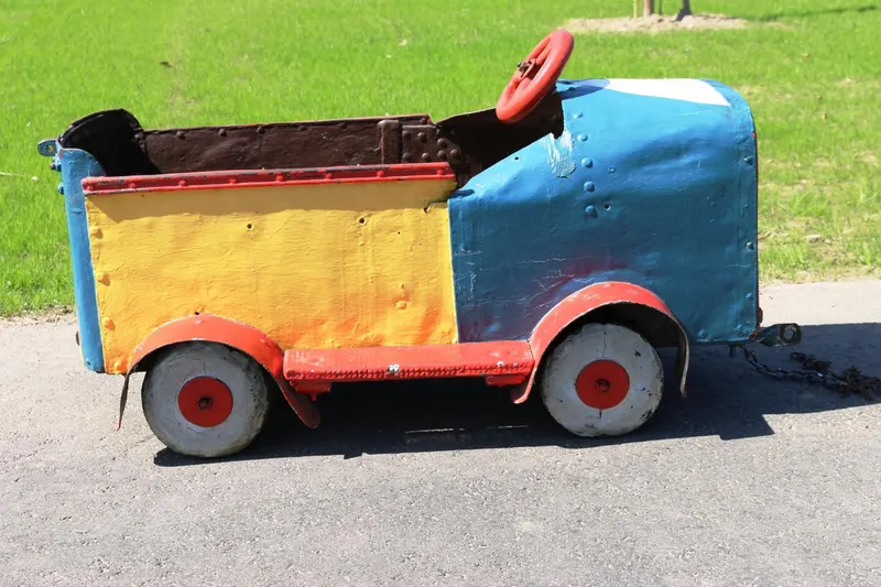 Cars Jeeps Trucks Cart from an old carousel of the early twenties (2026)
