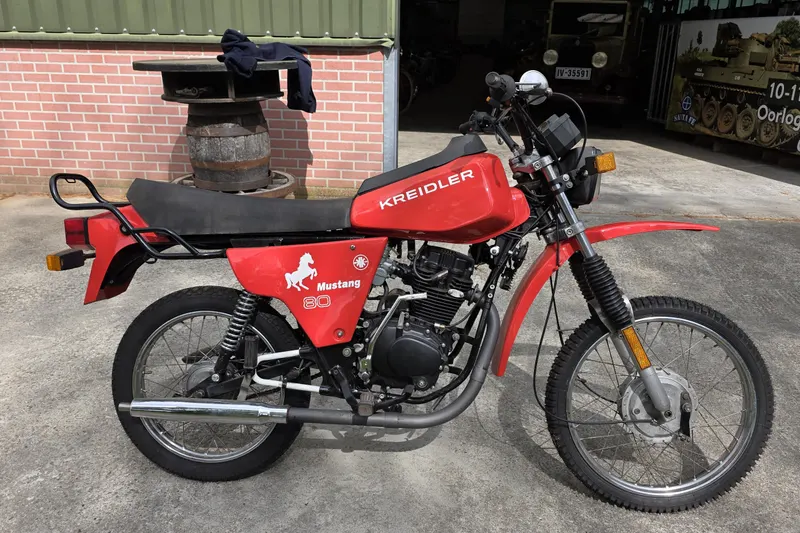 Kreidler Mustang LK80 with new 125cc fourstroke engine (1981)