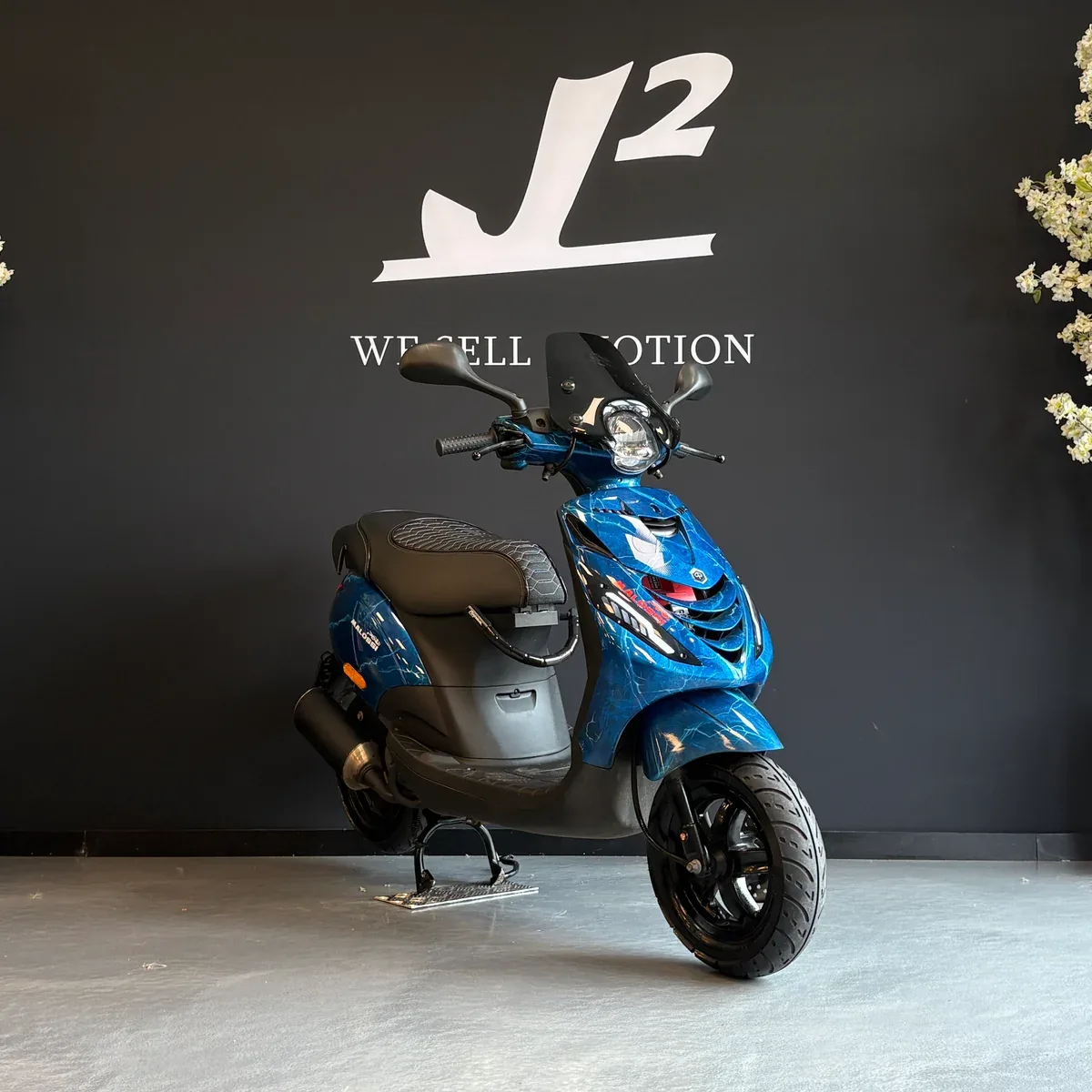 Piaggio Zip Airbrush Candy Blu Brom (2024) — foto 1