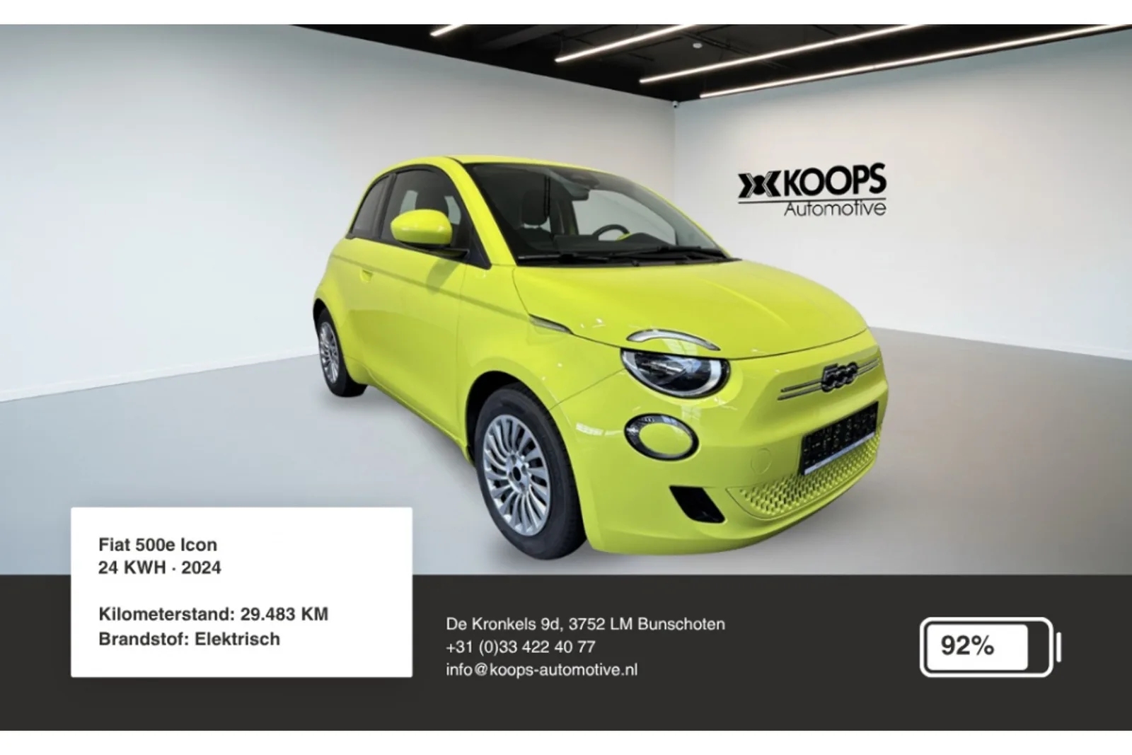 Fiat 500e (2024) — foto 1