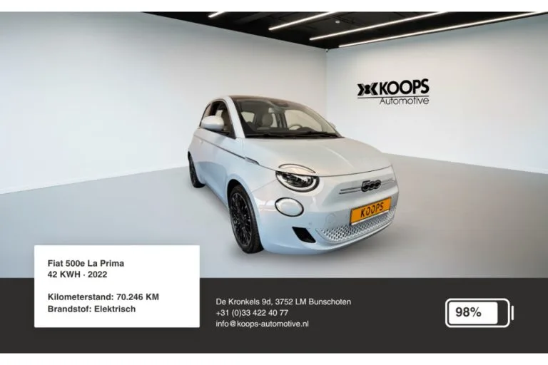 Fiat 500e (2022) — foto 1