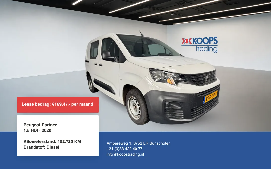 Peugeot Partner (2020) — foto 1