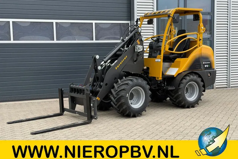 Eurotrac W12 S Shovel/Wielader Snelwissel Extra Functie + Puinbak & Lepels NIEUW (2026)