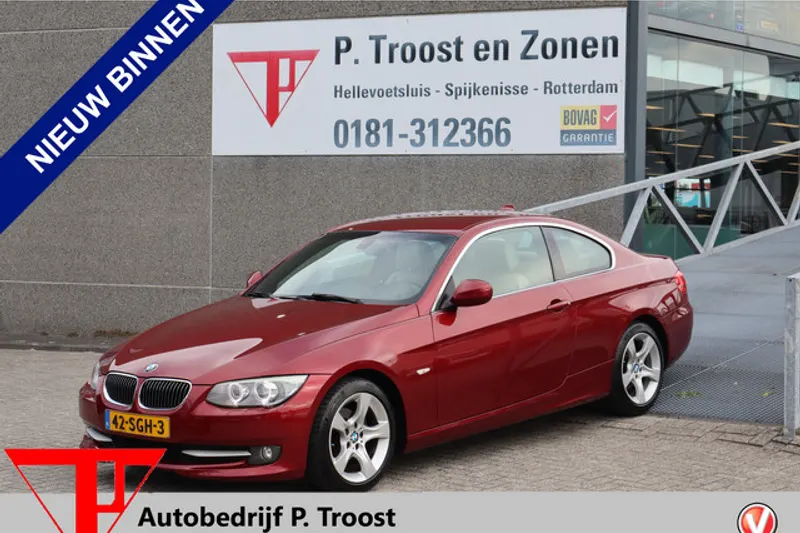 BMW 3-serie Coupé 320i Corporate Lease Business Auto/Stoelverwarming/Navigatie/Cruise control/Climate control/Parkeersensoren/Bluetooth/Led/Licht metalen velgen (2011)