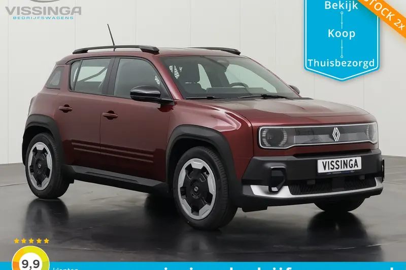 Renault 4 E-Tech Evolution Comfort Range Van Rood (2026)